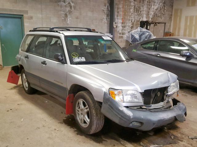 JF1SF63522H712456 - 2002 SUBARU FORESTER L SILVER photo 1