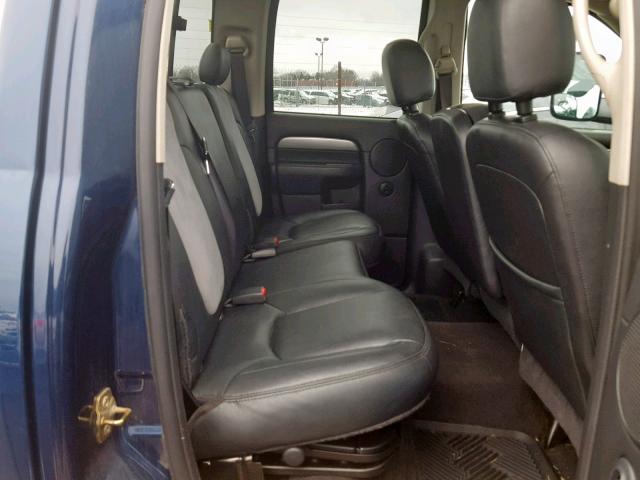 1D7KU28D74J165484 - 2004 DODGE RAM 2500 S BLUE photo 6