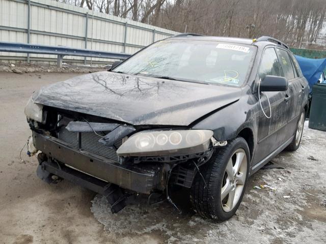 1YVHP82D265M56147 - 2006 MAZDA 6 S BLACK photo 2