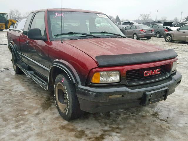 1GTCS19WXR8522055 - 1994 GMC SONOMA MAROON photo 1