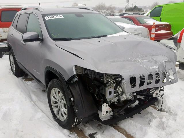 1C4PJMCB7KD283721 - 2019 JEEP CHEROKEE L SILVER photo 1