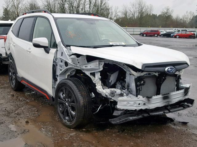 JF2SKAPC1KH423586 - 2019 SUBARU FORESTER S Ağ foto 1