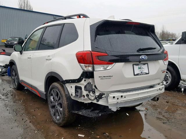 JF2SKAPC1KH423586 - 2019 SUBARU FORESTER S Ağ foto 3