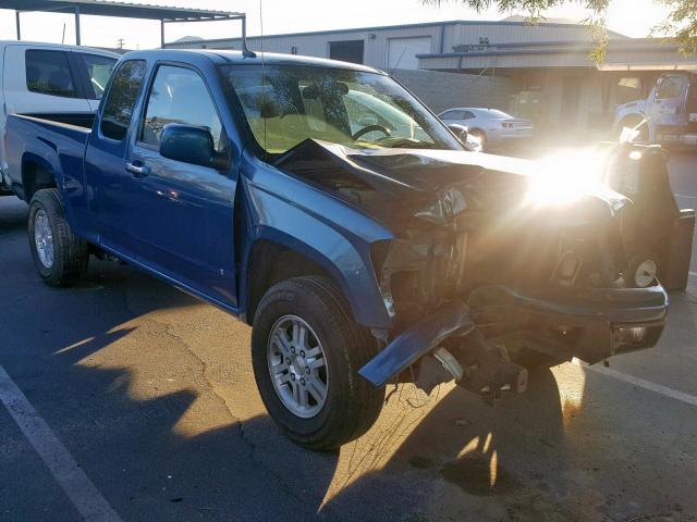 1GCDT19E898119734 - 2009 CHEVROLET COLORADO BLUE photo 1