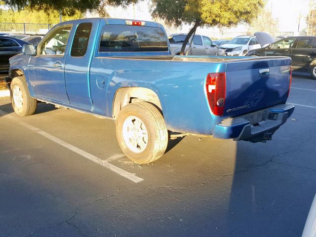 1GCDT19E898119734 - 2009 CHEVROLET COLORADO BLUE photo 3