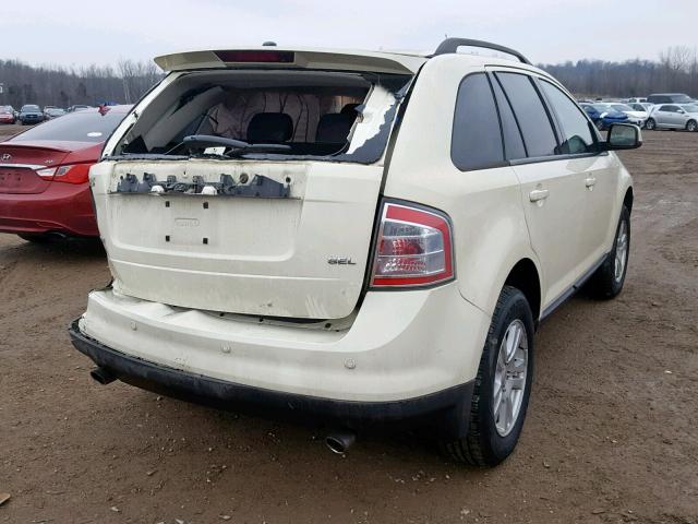 2FMDK39CX7BA68627 - 2007 FORD EDGE SEL P CREAM photo 4