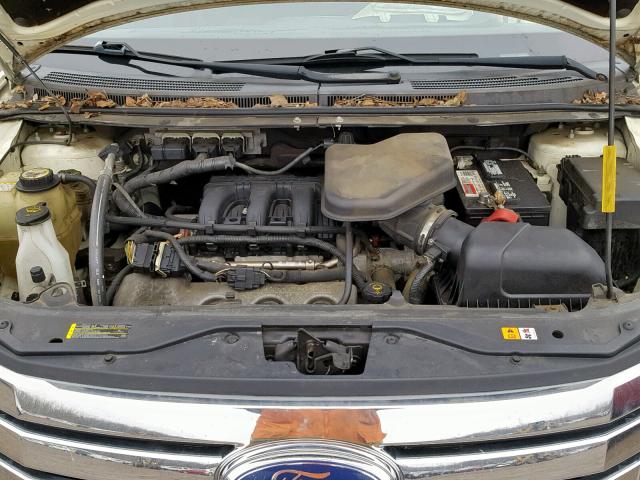 2FMDK39CX7BA68627 - 2007 FORD EDGE SEL P CREAM photo 7