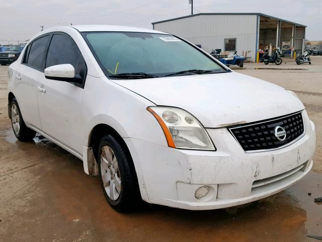 3N1AB61E49L687269 - 2009 NISSAN SENTRA 2.0 WHITE photo 1