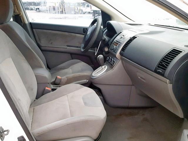 3N1AB61E49L687269 - 2009 NISSAN SENTRA 2.0 WHITE photo 5