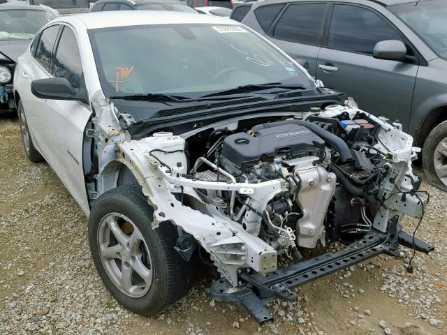 1G1ZB5ST2GF179289 - 2016 CHEVROLET MALIBU LS WHITE photo 1