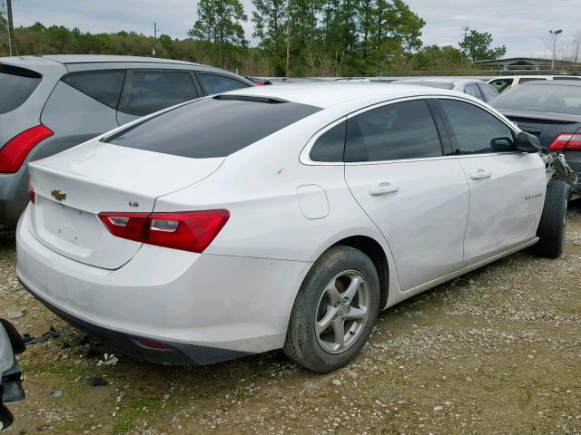 1G1ZB5ST2GF179289 - 2016 CHEVROLET MALIBU LS WHITE photo 4