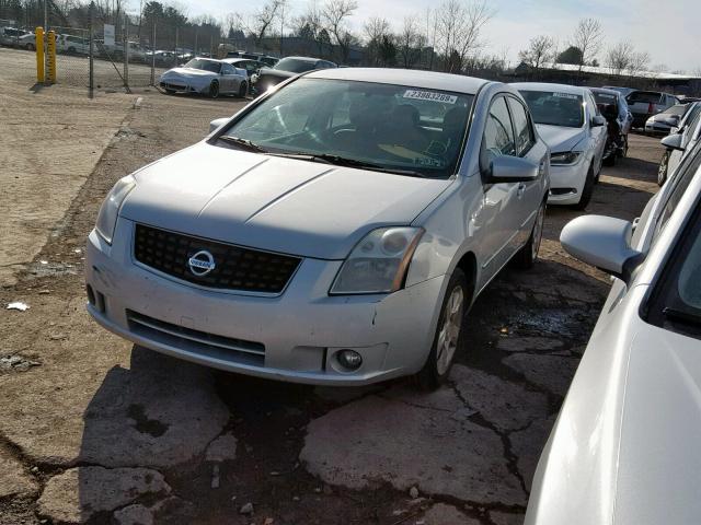 3N1AB61E18L633846 - 2008 NISSAN SENTRA 2.0 SILVER photo 2