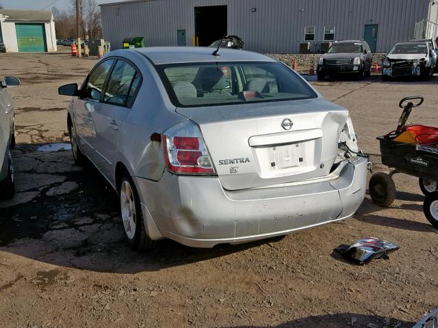 3N1AB61E18L633846 - 2008 NISSAN SENTRA 2.0 SILVER photo 3