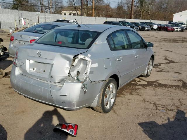 3N1AB61E18L633846 - 2008 NISSAN SENTRA 2.0 SILVER photo 4