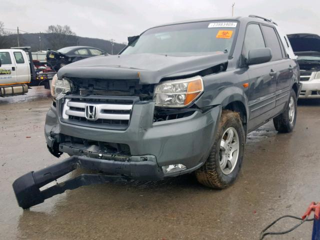 5FNYF28388B020277 - 2008 HONDA PILOT SE GRAY photo 2