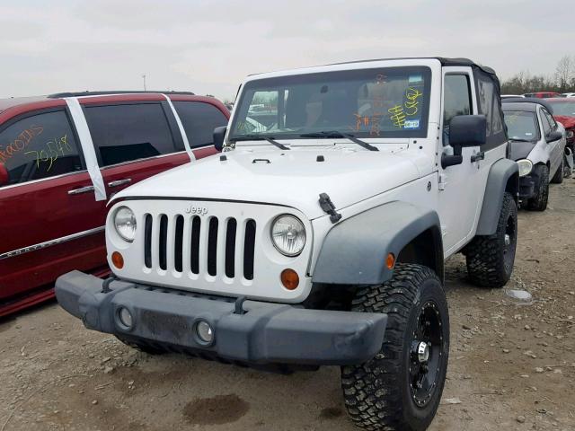 1J4GA2D1XBL634776 - 2011 JEEP WRANGLER S WHITE photo 2