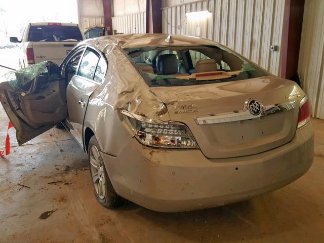 1G4GC5ED6BF305321 - 2011 BUICK LACROSSE C GOLD photo 3