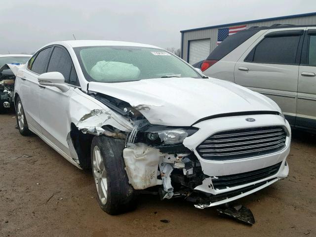 1FA6P0H76F5127960 - 2015 FORD FUSION SE WHITE photo 1