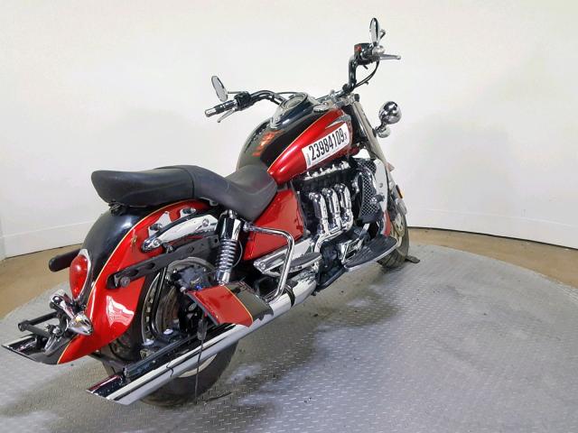 SMTC06LR6EJ618193 - 2014 TRIUMPH MOTORCYCLE ROCKET III RED photo 8