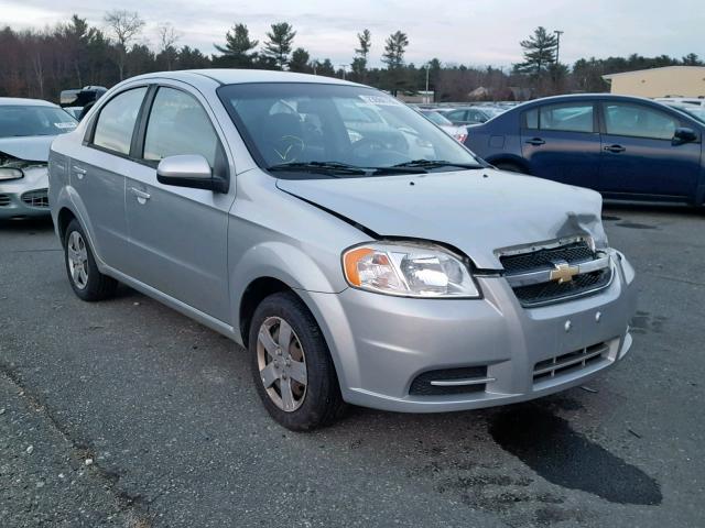 KL1TD5DE6BB226191 - 2011 CHEVROLET AVEO LS SILVER photo 1
