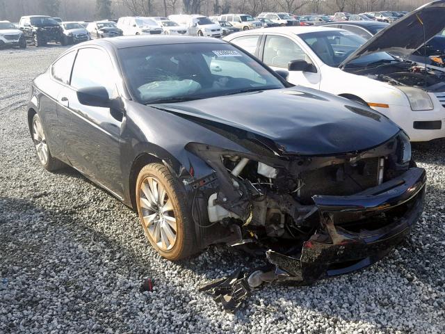 1HGCS22898A017411 - 2008 HONDA ACCORD EXL BLACK photo 1