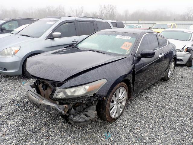 1HGCS22898A017411 - 2008 HONDA ACCORD EXL BLACK photo 2