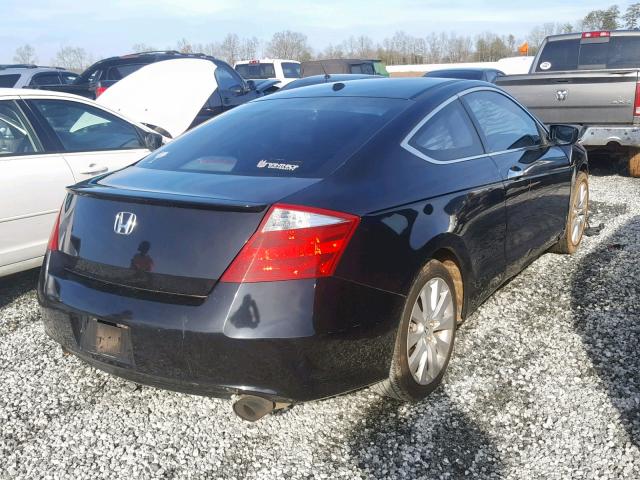 1HGCS22898A017411 - 2008 HONDA ACCORD EXL BLACK photo 4