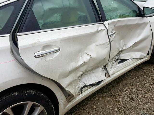 4T1BK1EB5FU184075 - 2015 TOYOTA AVALON XLE WHITE photo 9