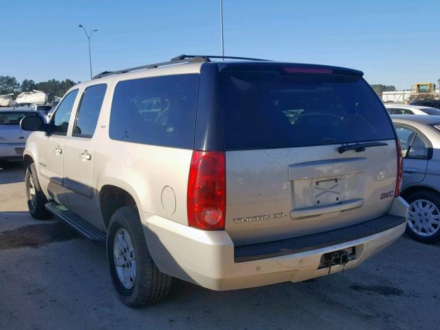 1GKFK16397J175240 - 2007 GMC YUKON XL K GOLD photo 3