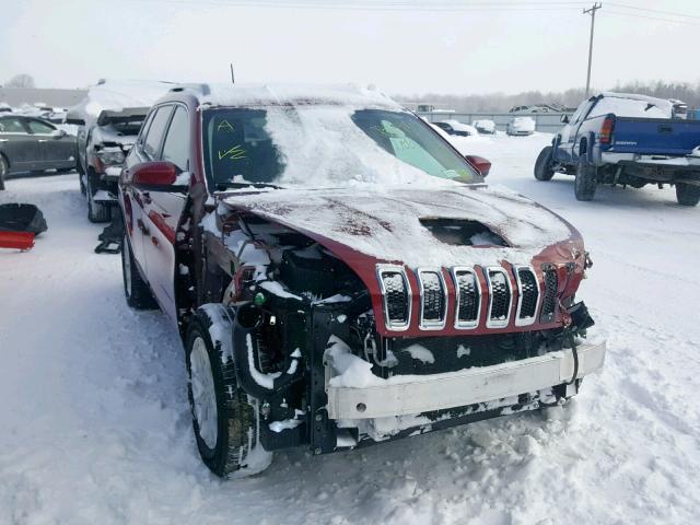 1C4PJMCS6GW118853 - 2016 JEEP CHEROKEE L RED photo 1