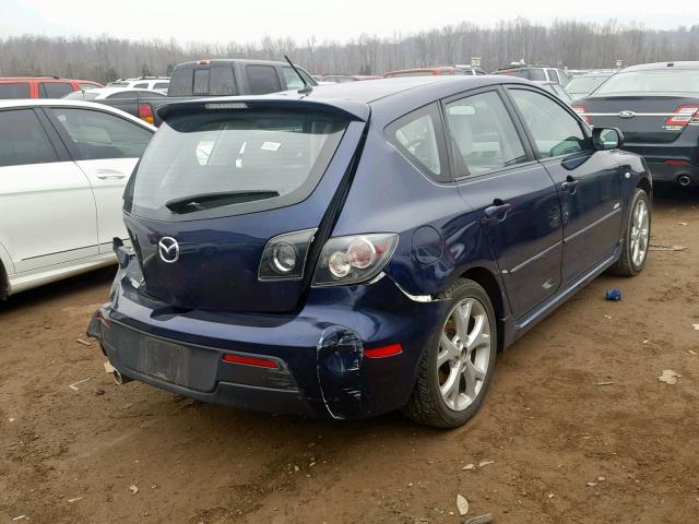 JM1BK343491200282 - 2009 MAZDA 3 S BLUE photo 4