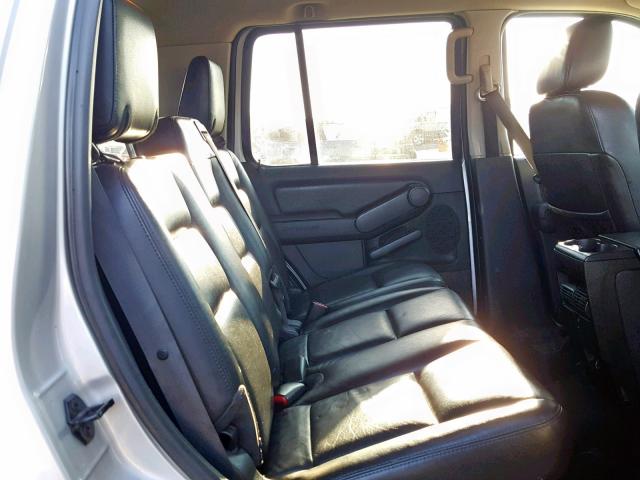 1FMEU65846ZA24121 - 2006 FORD EXPLORER L SILVER photo 6