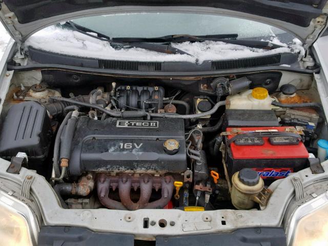 KL1TD56666B671512 - 2006 CHEVROLET AVEO BASE Gümüş foto 7