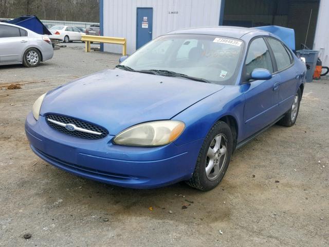 1FAFP55U23A156009 - 2003 FORD TAURUS SES BLUE photo 2