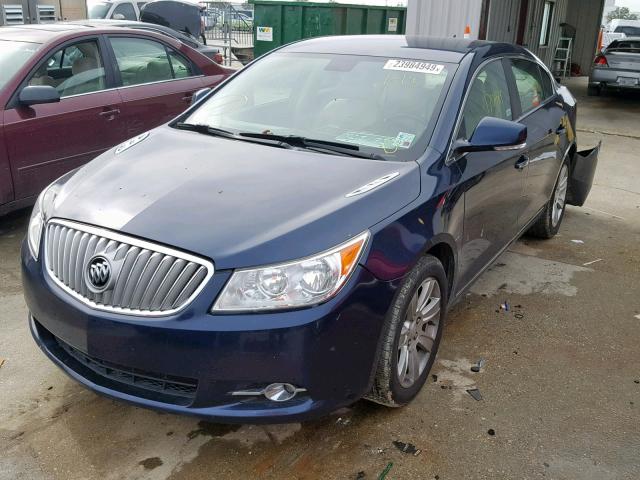 1G4GC5EG9AF276504 - 2010 BUICK LACROSSE C BLUE photo 2