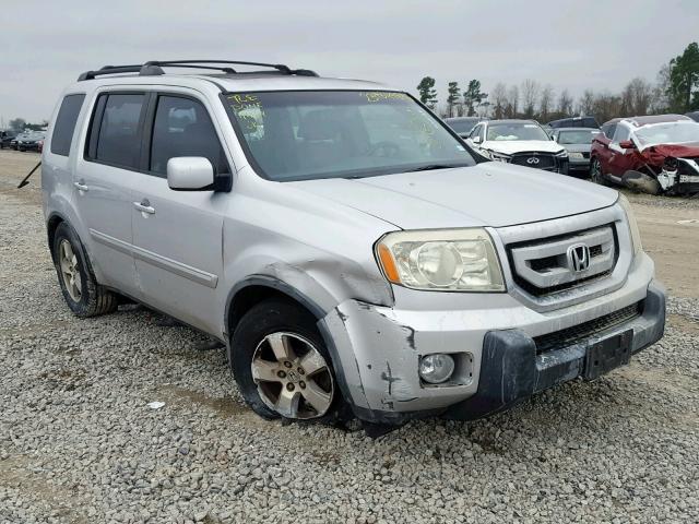 5FNYF38699B014411 - 2009 HONDA PILOT EXL SILVER photo 1