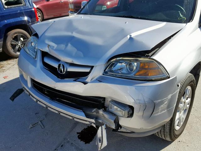 2HNYD18696H517656 - 2006 ACURA MDX TOURIN SILVER photo 9