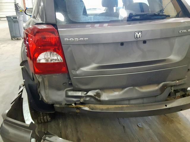 1C3CDWDA6CD536217 - 2012 DODGE CALIBER SX GRAY photo 9