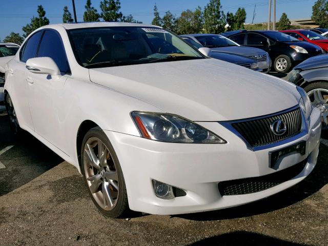 JTHBK262092086398 - 2009 LEXUS IS 250 WHITE photo 1