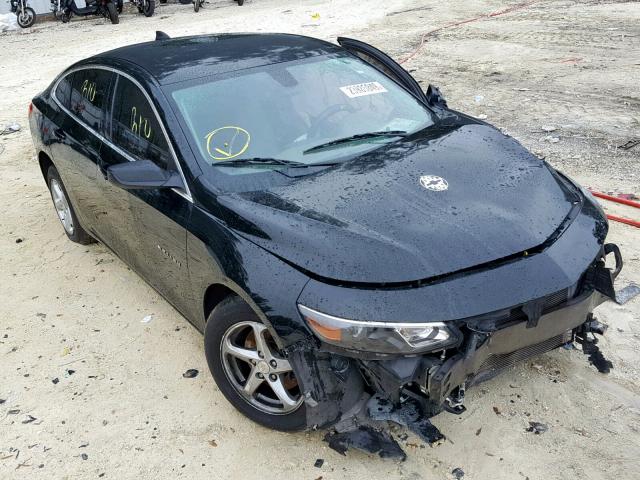 1G1ZB5ST2GF172360 - 2016 CHEVROLET MALIBU LS BLACK photo 1