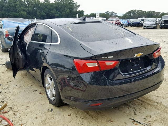 1G1ZB5ST2GF172360 - 2016 CHEVROLET MALIBU LS BLACK photo 3