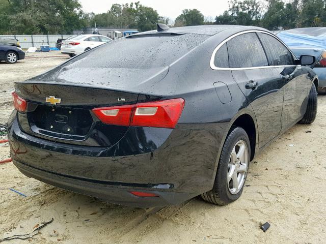 1G1ZB5ST2GF172360 - 2016 CHEVROLET MALIBU LS BLACK photo 4