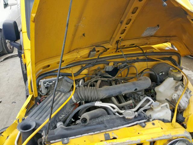 1J4FA49S34P803380 - 2004 JEEP WRANGLER / YELLOW photo 7