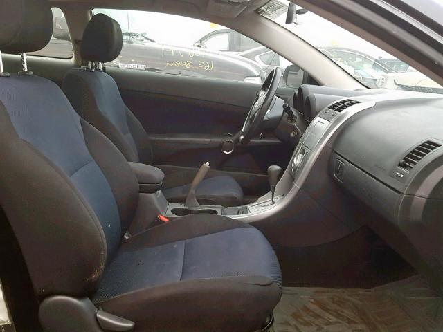 JTKDE177470210681 - 2007 TOYOTA SCION TC BLUE photo 5