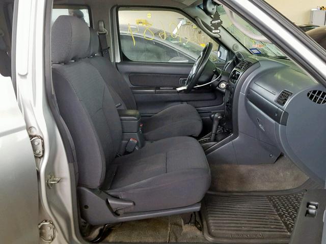 1N6ED29Y94C401658 - 2004 NISSAN FRONTIER C SILVER photo 5