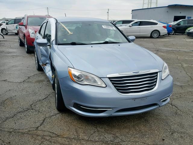 1C3CCBBB5EN153387 - 2014 CHRYSLER 200 TOURIN BLUE photo 1