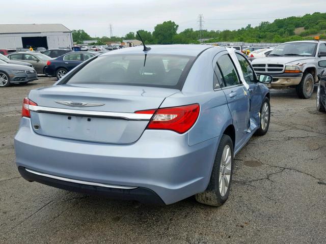 1C3CCBBB5EN153387 - 2014 CHRYSLER 200 TOURIN BLUE photo 4