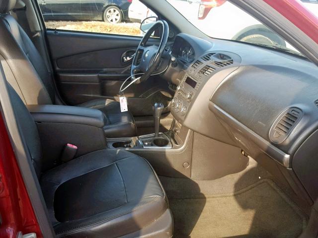 1G1ZT61856F284035 - 2006 CHEVROLET MALIBU MAX წითელი ფოტო 5