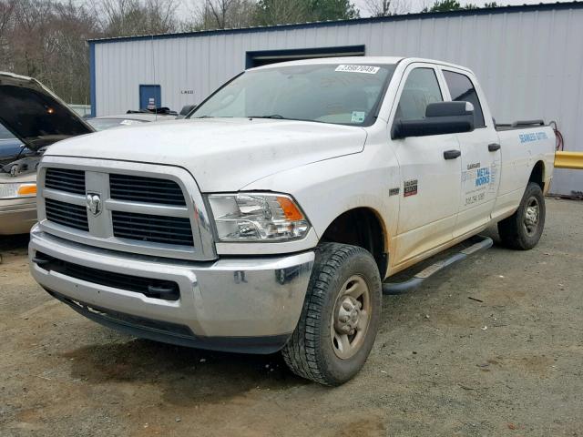 3C6TD5HT5CG291194 - 2012 DODGE RAM 2500 S WHITE photo 2