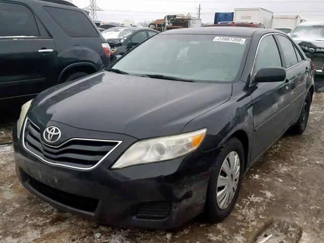 4T4BF3EK9BR127474 - 2011 TOYOTA CAMRY BASE BLACK photo 2